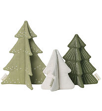 Fabelab Christmas Decorations - Christmas trees - 3-Pack - Chris