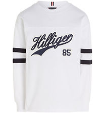 Tommy Hilfiger Pusero - Hilfiger Script - White