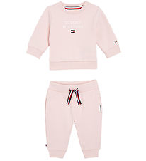 Tommy Hilfiger Sweat Set - Baby TH Logo - Whimsy Pink