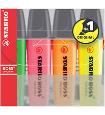 Stabilo Markeerstift - BOSS - 4 stk - Multicolour