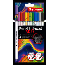 Stabilo Marqueurs Magiques - Stylo 68 Pinceau Arty - 12 pces - M