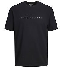 Jack & Jones Stuttermabolur - JjEstar - Noos - Black