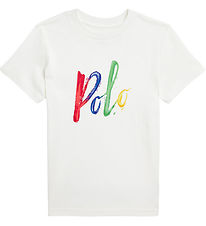 Polo Ralph Lauren Stuttermabolur - Hvítur M. Polo
