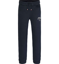 Tommy Hilfiger Collegehousut - TH Logo - Desert Pilvi