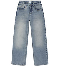 Grunt Jeans - Taille basse large - Bleu