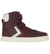 Hummel Saappaat - ohuempi Stadil Leather High Jr - Catawba Grape