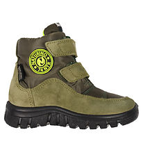 Naturino Bottes d'Hiver - Tex - Flches - Army/Jaune Fluo