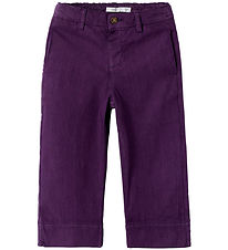 Name It Trousers - Wide - NkfBella - Plum Purple