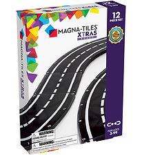 Magna-Tiles Jeu d'aimants - XTRAS Roads - 12 Parties