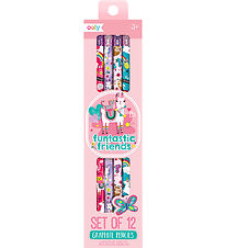 Ooly Pencils - 12 pcs - Graphite - Funtastic Friends