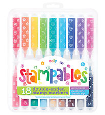 Ooly Double-sided Markers - 18 pcs - Stampables