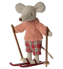 Maileg Mouse - 13 cm - Big Sister w. Ski