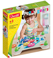 Quercetti Construction Playset - Peggy Gears - 13 Parts - 00315