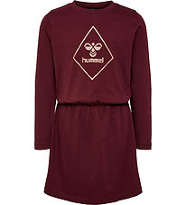 Hummel Klänning - hmlLuna - Winsor Wine/Tosa m. Glitter
