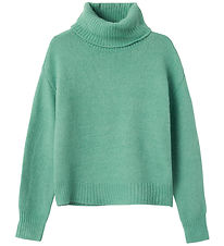 LMTD Blouse m. Coltrui - NlfNarle - Gebreid - Crme De Menthe