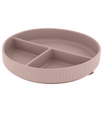 Mikk-Line Assiette - Silicone - 3 pices - Adobe Rose