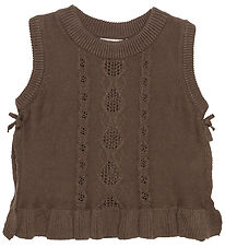 En Fant Waistcoat - Knitted - Chocolate Chip
