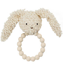 Smallstuff Biterangle - Kanin - Silikon - Off White Bouclé