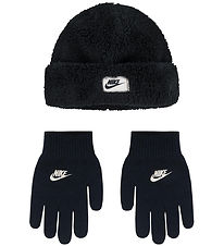 Nike Mtze/Handschuhe - Schwarz
