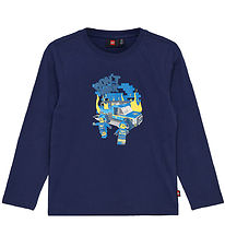 LEGO City Blouse - LWTano 123 - Dark Navy w. Print