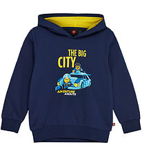 LEGO City Sweat  Capuche - LWScout 109 - Dark Marine av. Jaune