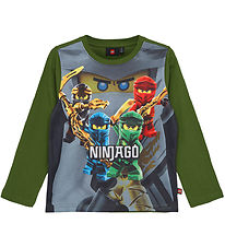 LEGO Ninjago Blouse - LWTano 111 - Twist Of Lime w. Print