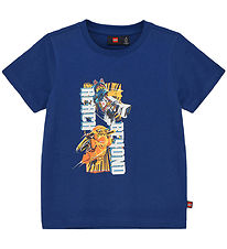 LEGO Ninjago T-shirt - LWTano 132 - Dark Blue w. Print