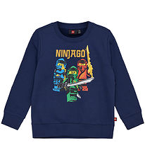 LEGO Ninjago Sweatshirt - LWScout 101 - Dark Navy w. Ninjas