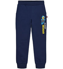 LEGO® City Sweatpants - LWPhilo 104 - Dark Marinblå m. Tryck