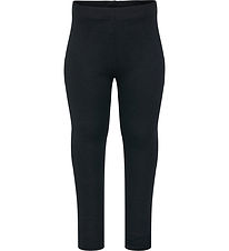 Hummel Leggings - Rib - hmlRene - Svart