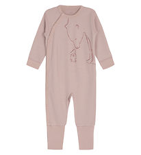 Hust and Claire Onesie - Ull/Bambu - Moodi - Shade Rose m. Pr