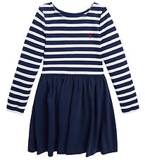 Polo Ralph Lauren Kleid - Newport Navy m. Weiß