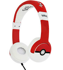 OTL Hrlurar - Pokmon - On-Ear Junior - Pokeball - Rd/Hvi