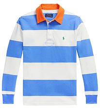 Polo Ralph Lauren Polo shirt - Summer Blue/White Striped w. Oran