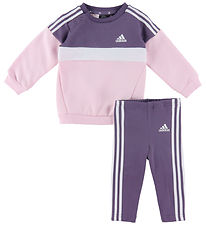 adidas Performance Sweatset - IG 3S TIB FL TS - Lila/Rosa