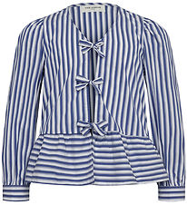 Sofie Schnoor Girls Shirt - Navy/White Striped