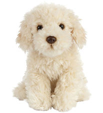 Living Nature Soft Toy - 26x21 cm - Labradoodle - Cream