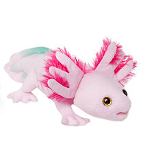 Living Nature Knuffel - 32x8 cm - Axolotl - Roze