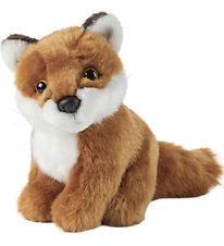 Living Nature Soft Toy - 17x15 cm - Fox - Brown
