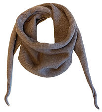 Bows By Str Scarf - Knitted - Rita - 117x32 cm - Brown Melange