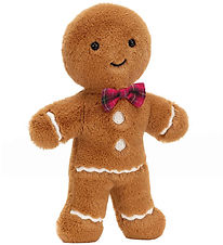 Jellycat Soft Toy - 18x6 cm - Jolly Gingerbread Fred