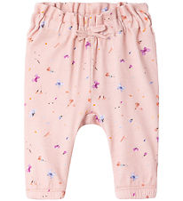 Name It Trousers - NbfThurid - Sepia Rose w. Butterflies