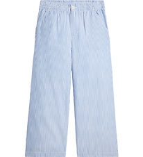 Polo Ralph Lauren Broek - Seersucker - Blauw/Wit Gestreept