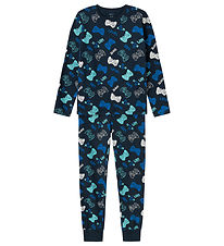Name It Pyjama Set - NkmNightset - Noos - Dark Sapphire