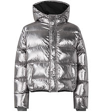 Mads Nørgaard Puffer Jacket - Jojina - Metallic Asphalt