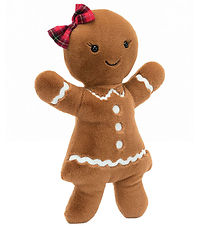 Jellycat Soft Toy - Large - 33x18 cm - Jolly Gingerbread Ruby