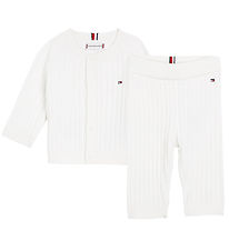 Tommy Hilfiger Gift Box - Cardigan/Trousers - Knitted - White
