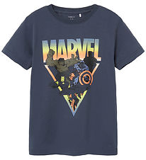 Name It T-Shirt - NkmDominic Marvel - India Ink