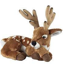 Living Nature Kuscheltier - 35x28 cm - Hirsch m. Geweih - Braun