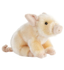 Living Nature Kuscheltier - 21x12 cm - Ferkel - Pink